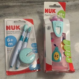 Nuk Flexi Cup and Training Toothbrush Set